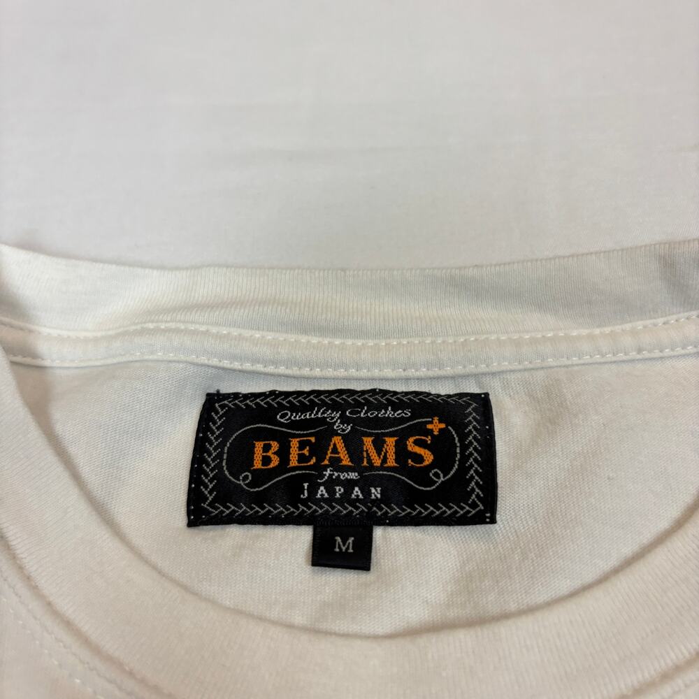 Beams Japan Anti Slip Shoe Print T Shirt Men's Medium - Picture 5 of 10